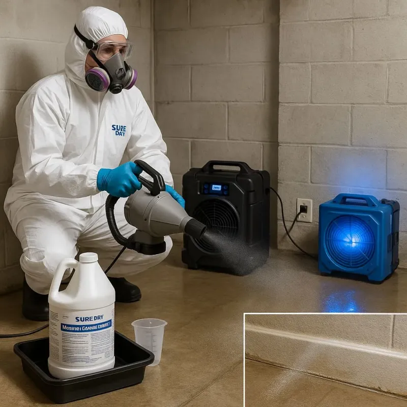 Sanitization and Odor Removal process in Jefferson, MD